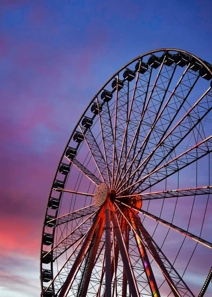 The Capital Wheel - a large ferris wheel in Maryland